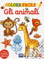 Gli animali. Colora facile. Ediz. illustrata libro