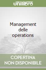 Management delle operations libro