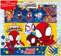 Spidey e i suoi fantastici amici. Leggi e attacca. Ediz. a colori. Con 8 figurine a ventosa. Con tabellone libro