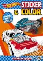 Colori in pista. Hot Wheels. Sticker & color. Ediz. a colori. Con adesivi libro