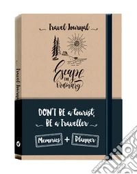 Escape the ordinary. Travel journal. Notebook libro