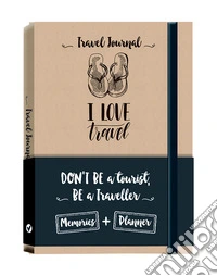 I love travel. Travel journal. Notebook libro