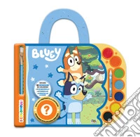 Bluey. Valigetta acquerelli. I colorelli. Ediz. a colori. Con 7 acquerelli, 1 pennello, 1 pastello a cera bianco e 1 sorpresa