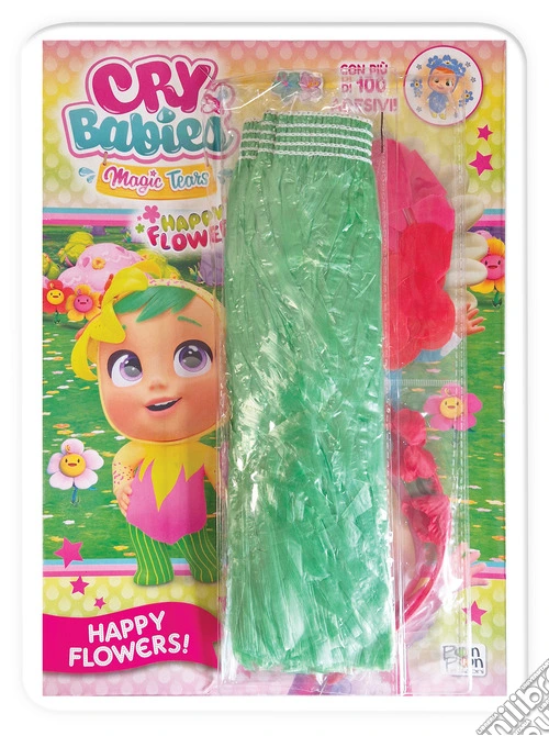 Happy flowers! Cry Babies. Con adesivi. Ediz. a colori. Con hawaiian set