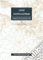 L'analisi linguistica e letteraria (2022). Vol. 3 libro