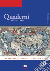 Quaderni di scienza politiche (2021). Vol. 20 libro