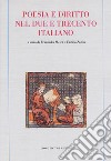 Poesia e diritto nel due e trecento italiano libro