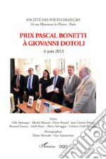 Prix Pascal Bonetti à Giovanni Dotoli. 6 juin 2023 libro