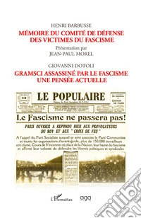 Mémoire du comité de défense des victimes du fascism libro