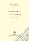 Amorosi versi (Rhythmi vulgares) libro