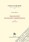 Frammenti di esegesi carducciana libro