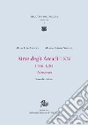 Rime degli Arcadi I-XIV, 1716-1781. Un'antologia libro