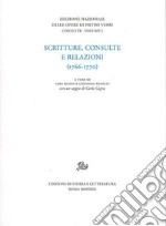 Scritture, consulte e relazioni. Vol. 1: (1766-1770) libro