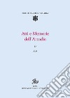 Atti e memorie dell'Arcadia. Vol. 12 libro