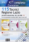 115 Tecnici Regione Lazio. Assistenti area tecnica per il Servizio NUE 112. Kit completo concorso. Con ebook. Con software di simulazione libro