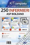 Kit concorso 250 infermieri ASP Bolzano libro di Caruso Rosario Pittella Francesco