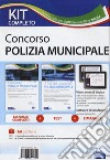 Kit completo concorso polizia municipale e locale. Manuale e test commentati per la preparazione alle prove d'esame. Con software di simulazione libro