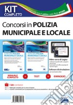 Kit completo concorso polizia municipale e locale. Manuale e test commentati per la preparazione alle prove d'esame. Con software di simulazione. Con video-corso di logica libro