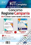 Concorso Regione Campania. Kit completo 380 funzionari amministrativi. Con software di simulazione libro