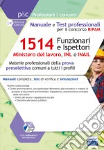 Concorso RIPAM lavoro mat. Prof. Preselezione libro