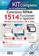 Kit completo per il concorso RIPAM 1514 Funzionari e Ispettori nel Ministero del lavoro, nell'INL e nell'INAIL. Manuale e Test per la prova preselettiva. Con software di simulazione libro