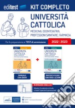 Kit completo EdiTEST. Università Cattolica. Medicina, odontoiatria, professioni sanitarie: Teoria & Test-2500 quiz. Con ebook. Con software di simulazione libro