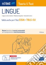 EdiTEST. Lingue. Teoria & test. Nozioni teoriche ed esercizi commentati per la preparazione ai test di ammissione. Con software di simulazione libro