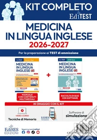 Kit completo EdiTEST Medicina in lingua inglese. Con espansione online. Con software di simulazione libro
