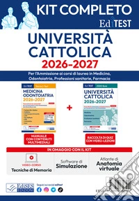 Kit completo EdiTEST. Università Cattolica. Medicina, odontoiatria, professioni sanitarie. Con espansione online. Con software di simulazione libro