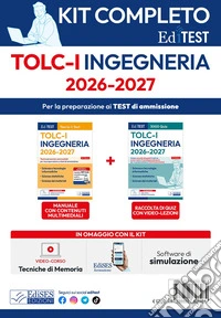 TOLC-I 2026: Kit completo per il test di Ingegneria. Con software di simulazione e video lezioni libro