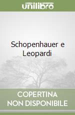Schopenhauer e Leopardi