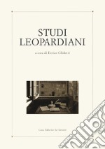 Studi leopardiani. Numero speciale in memoria di W. Binni libro