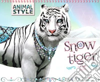 Snow Tiger. Animal style. Con adesivi. Ediz. a colori. Ediz. a spirale libro