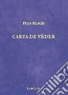 Carta de véder libro