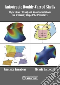 Anisotropic doubly-curved shells. Higher-order strong and weak formulations for arbitrarily shaped shell structures
