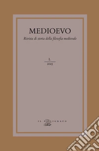 Medioevo. Rivista di storia della filosofia medievale (2025). Vol. 50 libro