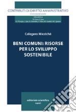 Beni comuni: risorse per lo sviluppo sostenibile libro