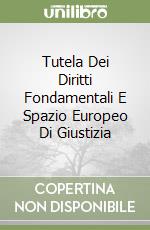 Tutela Dei Diritti Fondamentali E Spazio Europeo Di Giustizia libro