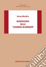 Osservazioni sulla «chiamata in correità»