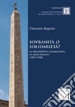 Sovranità o solidarietà? La prospettiva giusrealista in Léon Duguit (1859-1928)