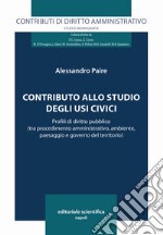 Contributo allo studio degli usi civilistici. Profili di diritto pubblico (tra procedimento amministrativo, ambiente, paesaggio e governo del territorio)