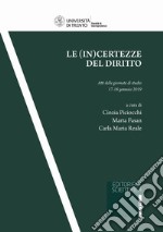 Le (in)certezze del diritto libro