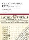 Statuto regionale dell'Umbria (1971-2021). Mezzo secolo di democrazia libro