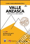 Carta escursionistica Valle Anzasca quadrante Ovest. Ediz. italiana, inglese e tedesca. Vol. 6: Monte Rosa, Macugnaga libro