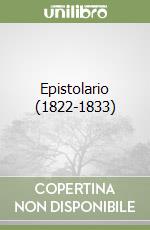 Epistolario (1822-1833) libro