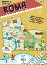 Mappa di Roma illustrata. Ediz. multilingue libro