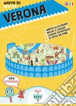 Mappa di Verona illustrata. Con adesivi libro