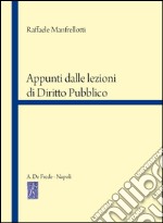 Appunti dalle lezioni di diritto pubblico libro