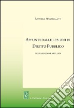 Appunti dalle lezioni di diritto pubblico libro