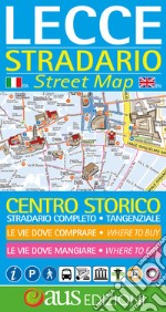 Lecce. Stradario-Street map. Ediz. bilingue